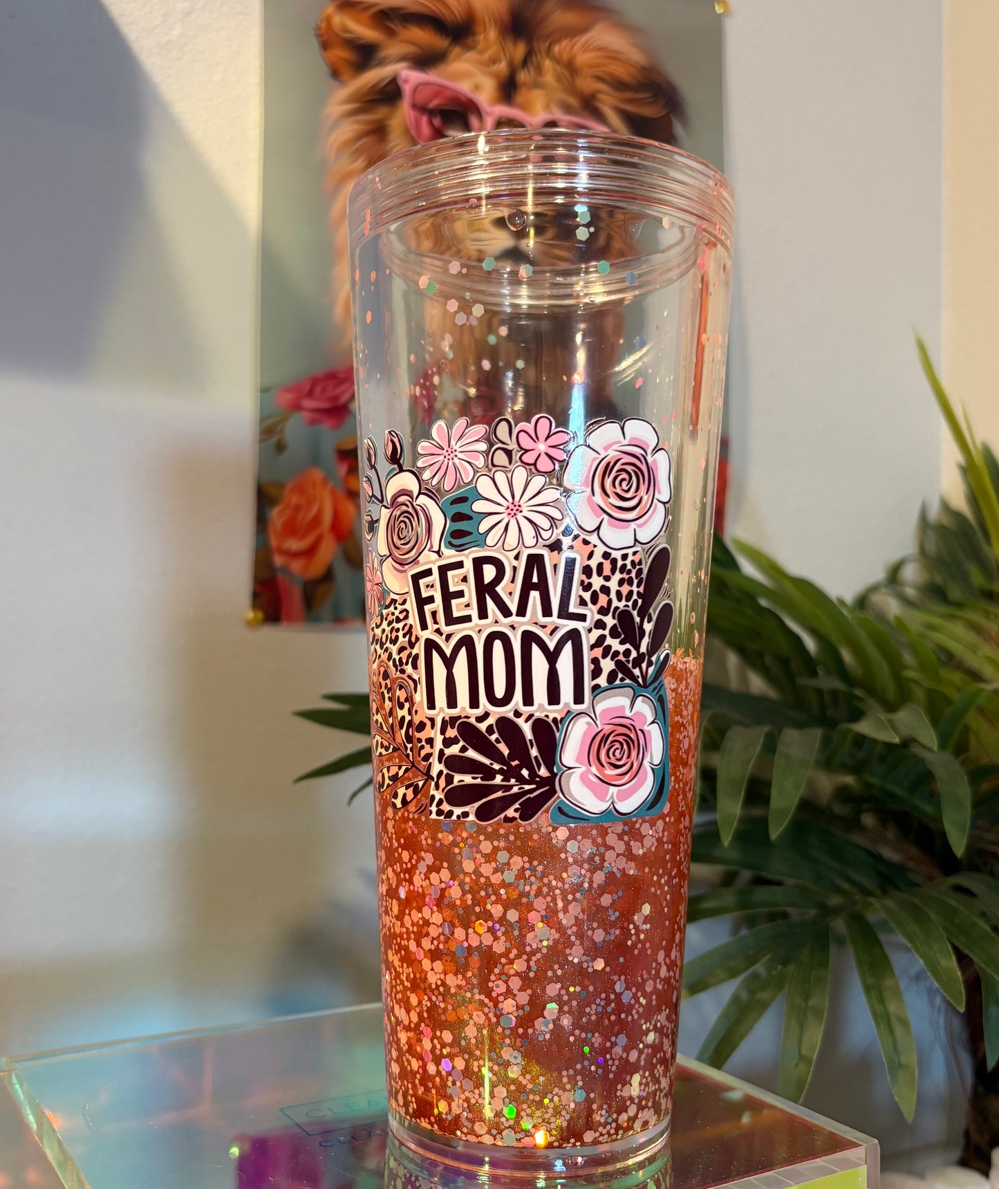 Feral Mom 24oz lava