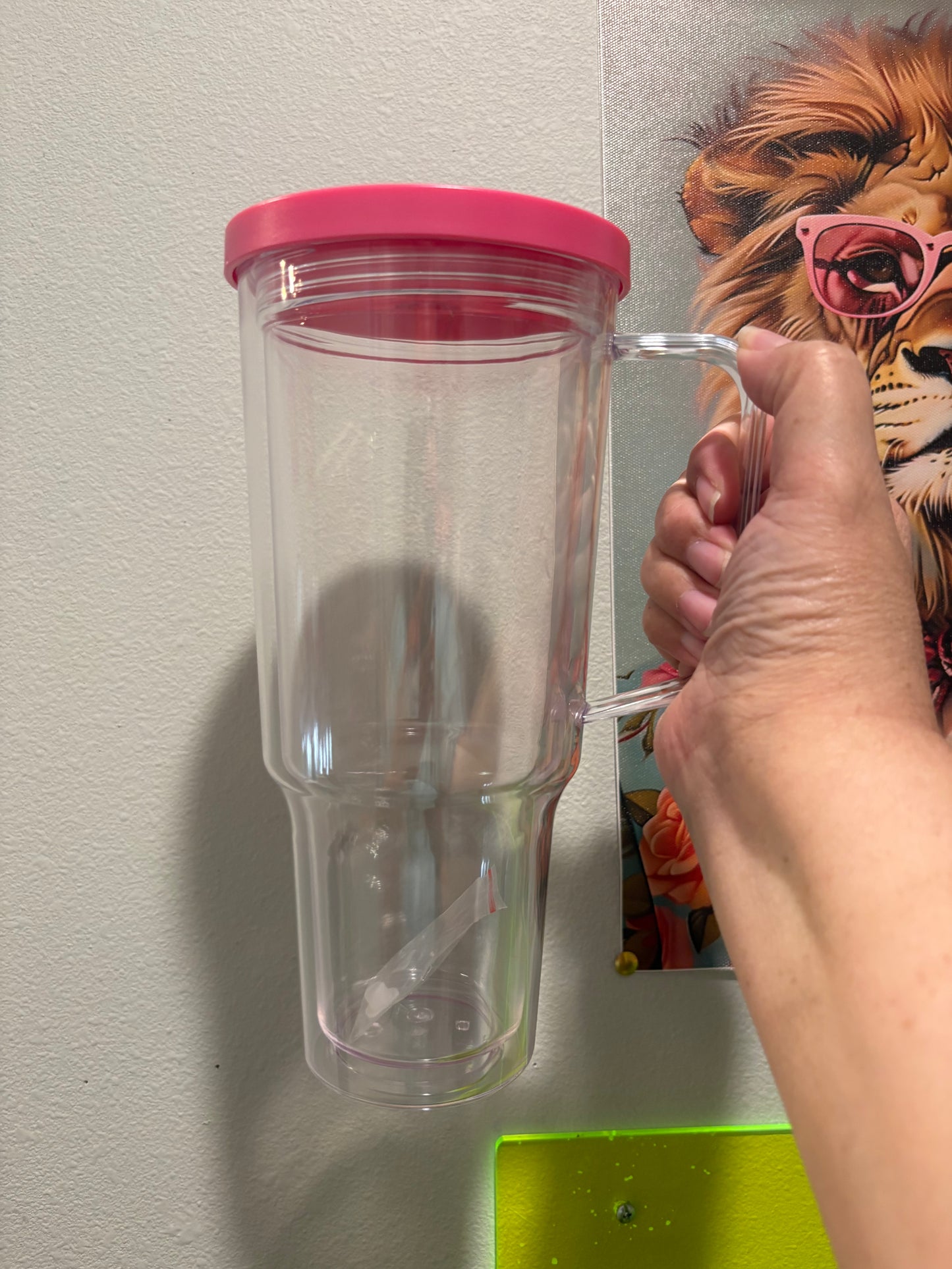 30oz Acrylic with handle